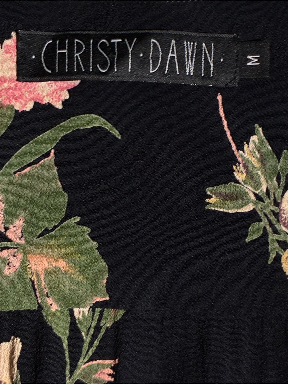 Christy Dawn Autumn Floral Midi Wrap Dress - Picture 5 of 6